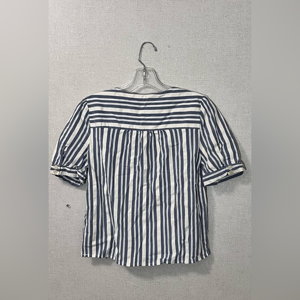Madewell Plaza Striped Button Down Shirt - Picture 5 of 7